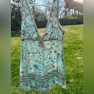 Free People Mini Dress. Size 10 (Fits like a M-L)